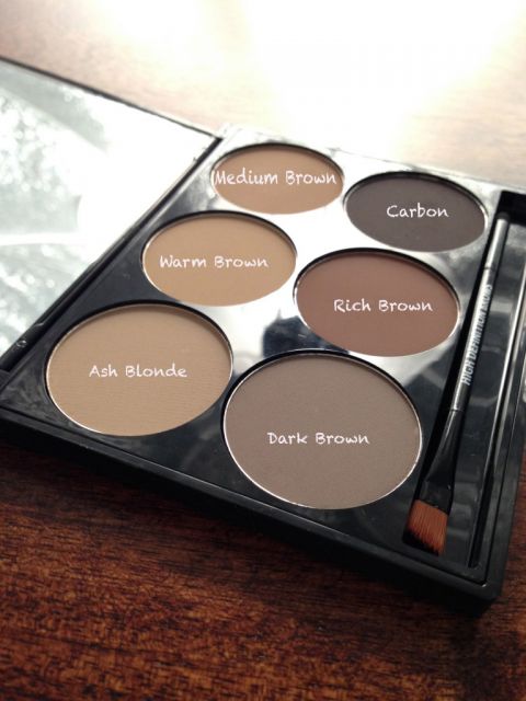 HD Brows professional Eye & Brow Palette colours