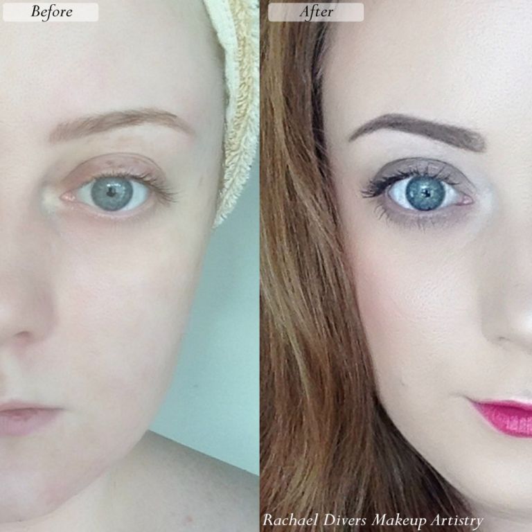 Before and after brows