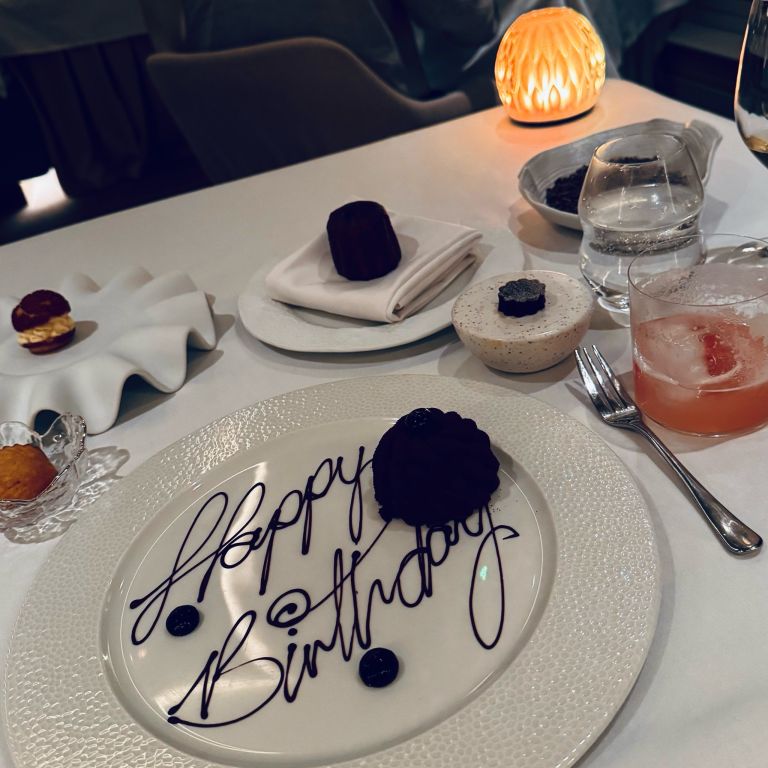 LOMA by Graeme Cheevers: Scottish fine dining Birthday dessert platter