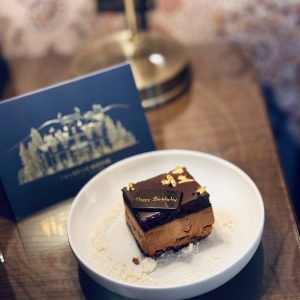 Cameron House at Loch Lomond - birthday cake and card